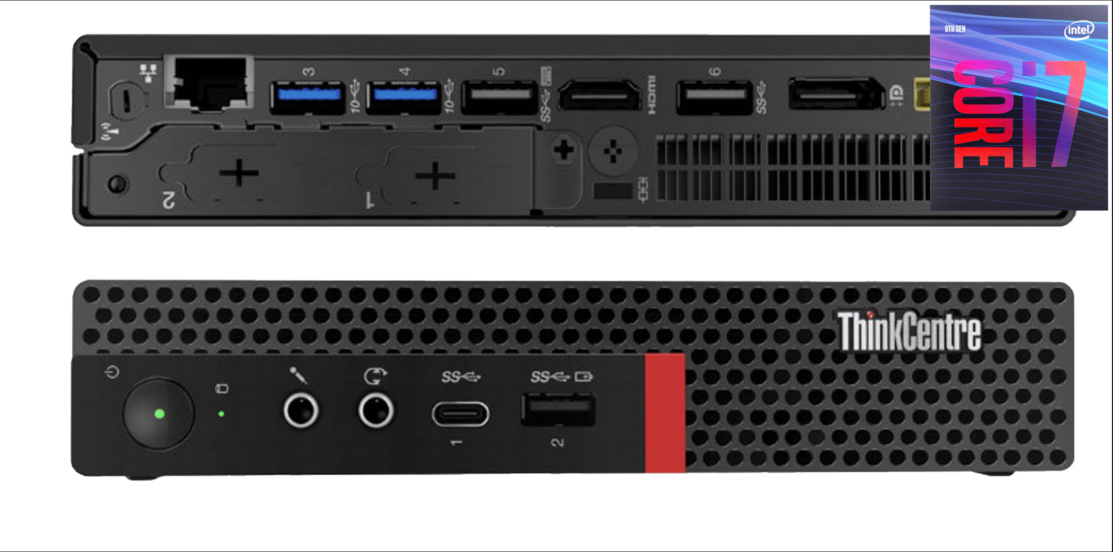 BESTYLISH ThinkCentre Tiny PC | Core i7 - 9700 Processor [QNA] Core i7 (9th Generation) Processor [8 Cores, 8 Threads] (32 GB RAM/Integrated Intel® Ultra HD 4K 630 Graphics/1 TB SSD Capacity/Windows 11 Pro) Gaming Tower with MS Office image 1