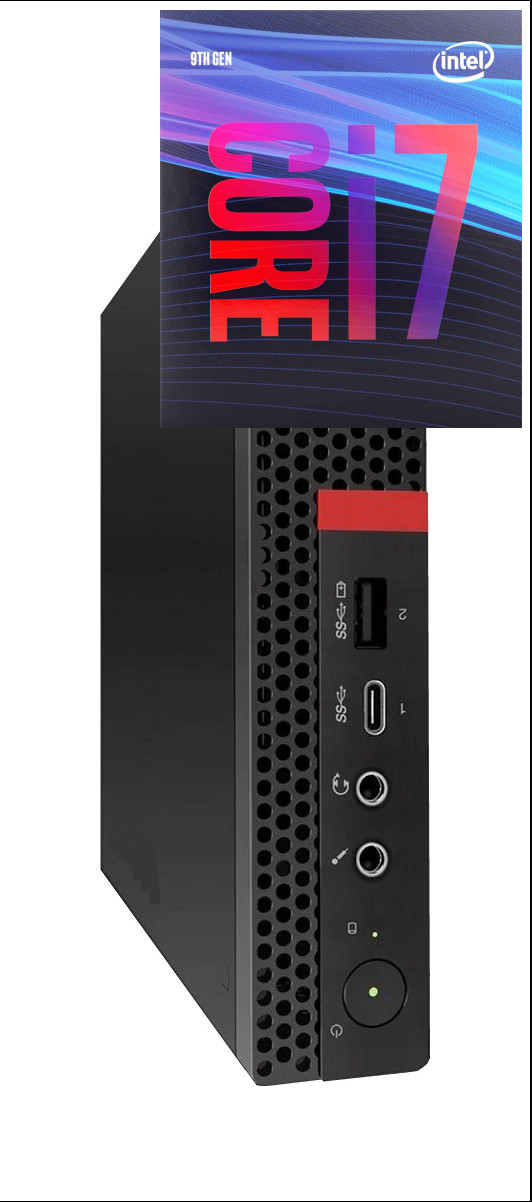 COMPUTER WORLD Core i7 - 9700 [8 Cores, 8 Threads, 3.00 GHz] | ThinkCentre Tiny PC [BXY] - Windows 11 Pro, Intel H310M, Intel Core i7 (9th Gen) [8 Cores, 8 Threads, 3.00 GHz], 32 GB DDR4, 1024 GB SSD Mini PC image 1