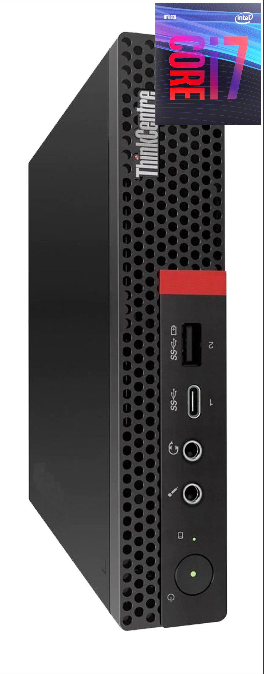 Longan Core i7 (9th Gen) [8 Cores, 8 Threads, Upto 4.70 GHz]- ThinkCentre Tiny PC [MLQ] Core i7 (9th Generation) Processor [8 Cores, 8 Threads] (32 GB RAM/Integrated Intel® UHD 4K 630 Graphics/1 TB SSD Capacity/Windows 11 Pro) Microtower with MS Office image 1