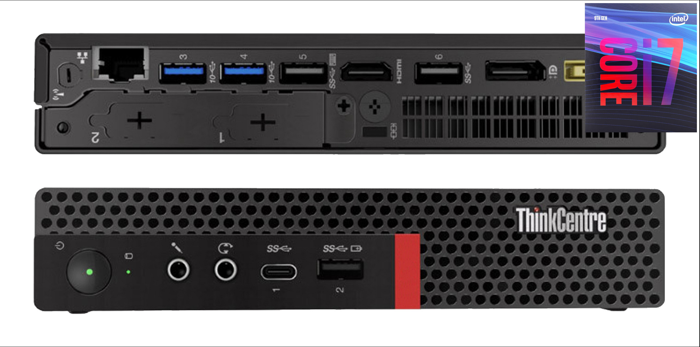 COMPUTER WORLD Core™ i7-9700 [8 Cores, 8 Threads, 3.00 GHz] | ThinkCentre Mini PC [TOA] - Windows 11 Pro, Intel H310M, Intel Core i7 (9th Gen) Processor [8 Cores, 8 Threads], 32 GB DDR4, 1024 GB SSD Mini PC image 1