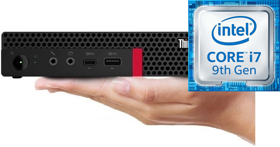 NICE COMPUTERS ThinkCentre Tiny PC- Core i7 (9th Gen) [8 Cores, 8 Threads, Upto 4.70 GHz] [SNC] - Windows 11 Pro, Intel H310M, Intel® Core™ i7 (9th Generation) Processor [12M Cache, Up to 4.70 GHz], 32 GB DDR4, 1024 GB SSD Mini PC image 1