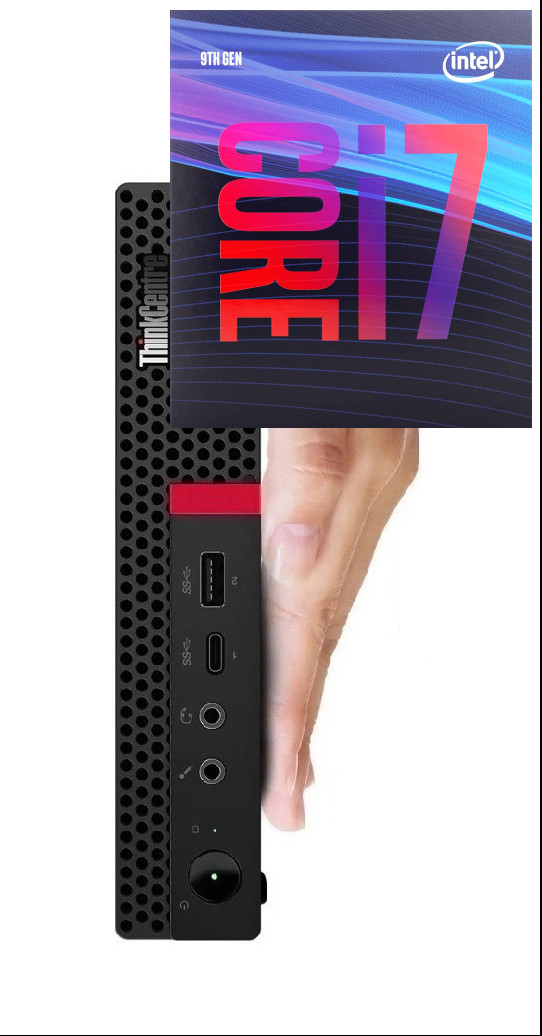 Longan ThinkCentre Mini PC | Core™ i7-9700 Processor [12M Cache, Up to 4.70 GHz] [TOG] Core i7 (9th Gen) Octa-Core (32 GB RAM/Integrated Intel® Ultra HD 4K 630 Graphics/1 TB SSD Capacity/Windows 11 Pro) Mini Tower with MS Office image 1