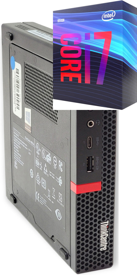 Hayyo Core i7 (9th Gen) [12M Cache, Up to 4.70 GHz] | ThinkCentre Mini Desktop [FCD] Core i7 (9th Generation) Processor [12MB Cache, Up to 4.70 GHz] (32 GB RAM/Intel® Ultra HD 630 Graphics/1 TB SSD Capacity/Windows 11 Pro) Mini Gaming Tower with MS Office image 1