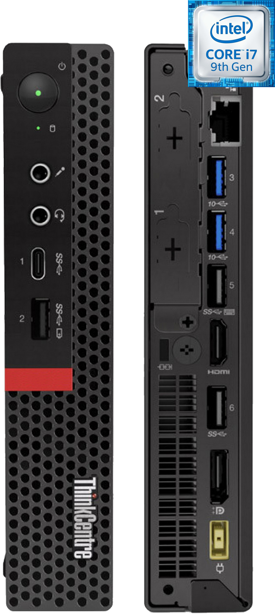 BESTYLISH ThinkCentre Mini Desktop | Core i7-9700 [PKF] Intel Core i7 (9th Generation) Octa-Core Processor (32 GB RAM/Integrated Intel® Ultra HD 630 Graphics/1 TB SSD Capacity/Windows 11 Pro) Mini Tower with MS Office image 1