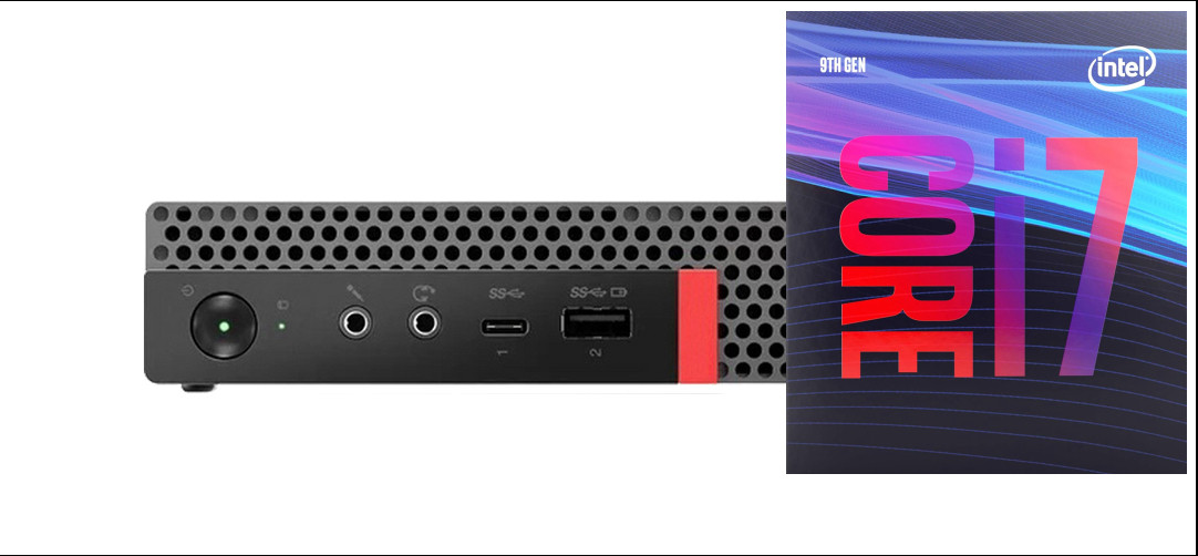 Longan ThinkCentre Tiny PC | Core i7 - 9700 Processor [JFP] Intel® Core™ i7 (9th Gen) [8 Cores, 8 Threads, Upto 4.70 GHz] (32 GB RAM/Intel® UHD 4K 630 Graphics/1 TB SSD Capacity/Windows 11 Pro) Gaming Tower with MS Office image 1