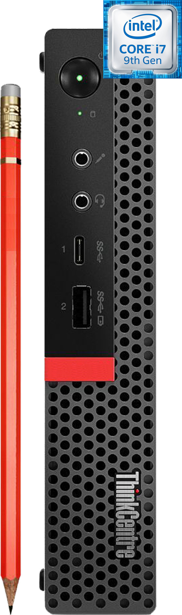 BESTYLISH Core i7 (9th Generation) Octa-Core | ThinkCentre Tiny Desktop [XVM] Intel Core i7 (9th Gen) [8 Cores, 8 Threads, Upto 4.70 GHz] (32 GB RAM/Integrated Intel® Ultra HD 4K 630 Graphics/1 TB SSD Capacity/Windows 11 Pro) Mini Tower with MS Office image 1