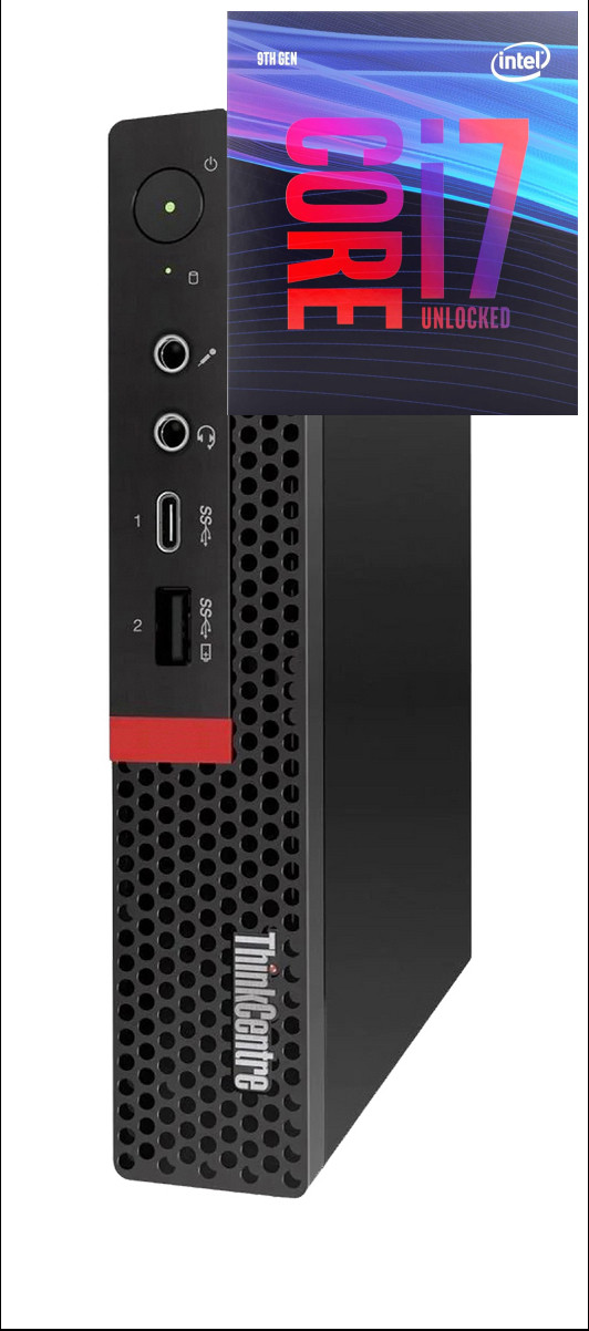 RATNARAJ COMPUTER SYSTEMS Core i7-9th Gen [8 Cores, 8 Threads, 3.00 GHz] | ThinkCentre Mini Desktop [WSG] - Windows 11 Pro, Intel H310M, Core i7 - 9700 Octa-Core, 32 GB DDR4, 1024 GB SSD Mini PC image 1