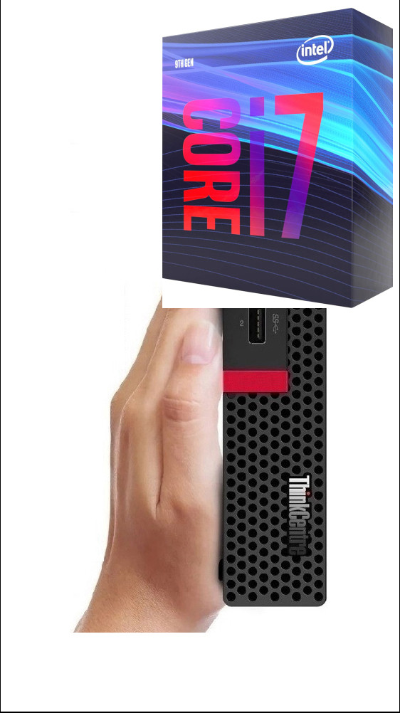 NCS (NIDHI COMPUTER SOLUTIONS) ThinkCentre Mini Desktop | Core i7 (9th Gen) [8 Cores, 8 Threads] [ZWV] - Windows 11 Pro, Intel H310M, Core™ i7 (9th Gen), 32 GB DDR4, 1024 GB SSD Mini PC image 1