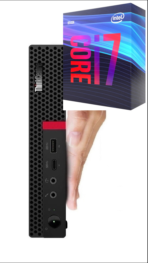 Longan Core i7 (9th Gen) [8 Cores, 8 Threads, Upto 4.70 GHz]- ThinkCentre Mini PC [IGI] Intel® Core™ i7 (9th Gen) [8 Cores, 8 Threads, Upto 4.70 GHz] (32 GB RAM/Intel® Ultra HD 630 Graphics/1 TB SSD Capacity/Windows 11 Pro) Mini Gaming Tower with MS Office image 1