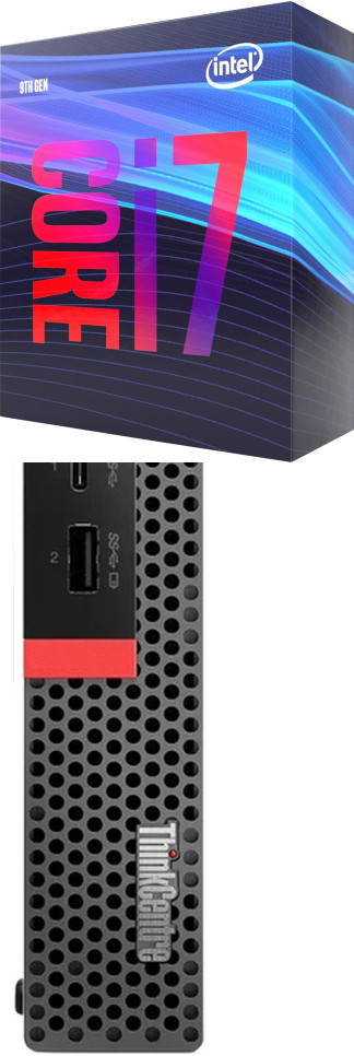 Longan ThinkCentre Tiny PC | Core™ i7 - 9700 Octa-Core [LHM] Core™ i7 (9th Gen) Processor [12MB Cache, Up to 4.70 GHz] (32 GB RAM/Integrated Intel® UHD 630 Graphics/1 TB SSD Capacity/Windows 11 Pro) Gaming Tower with MS Office image 1