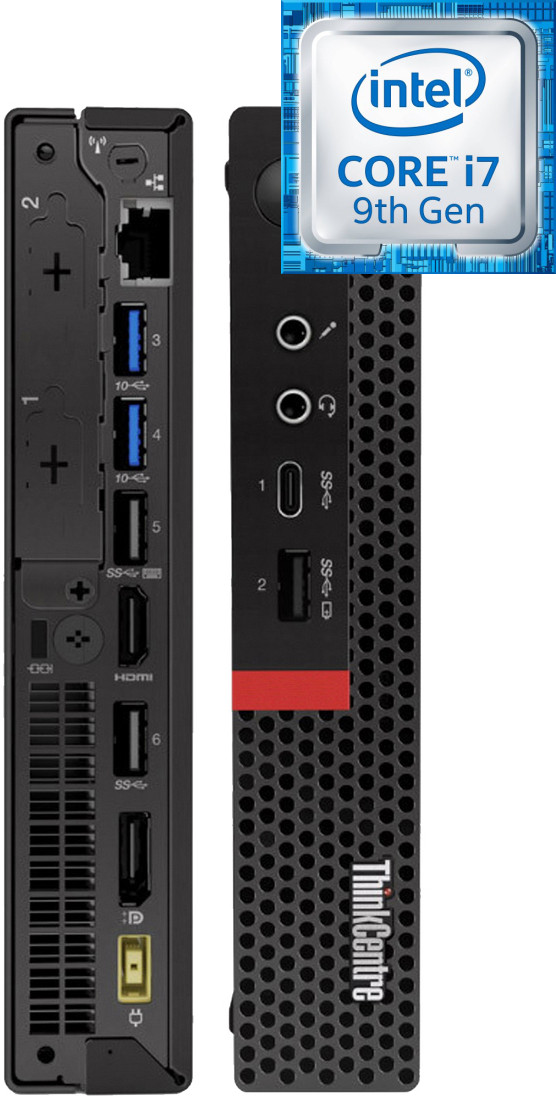 BESTYLISH ThinkCentre Mini Desktop | Core i7-9700 Processor [HCX] Intel Core i7-9700 Processor [12MB Cache, Up to 4.70 GHz] (32 GB RAM/Intel® UHD 4K 630 Graphics/1 TB SSD Capacity/Windows 11 Pro) Microtower with MS Office image 1