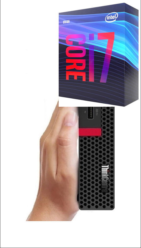 RATNARAJ COMPUTER SYSTEMS Core™ i7 (9th Generation) Processor | ThinkCentre Tiny PC [LJF] - Windows 11 Pro, Intel H310M, Core i7 - 9700 Processor [8 Cores, 8 Threads], 32 GB DDR4, 1024 GB SSD Mini PC image 1
