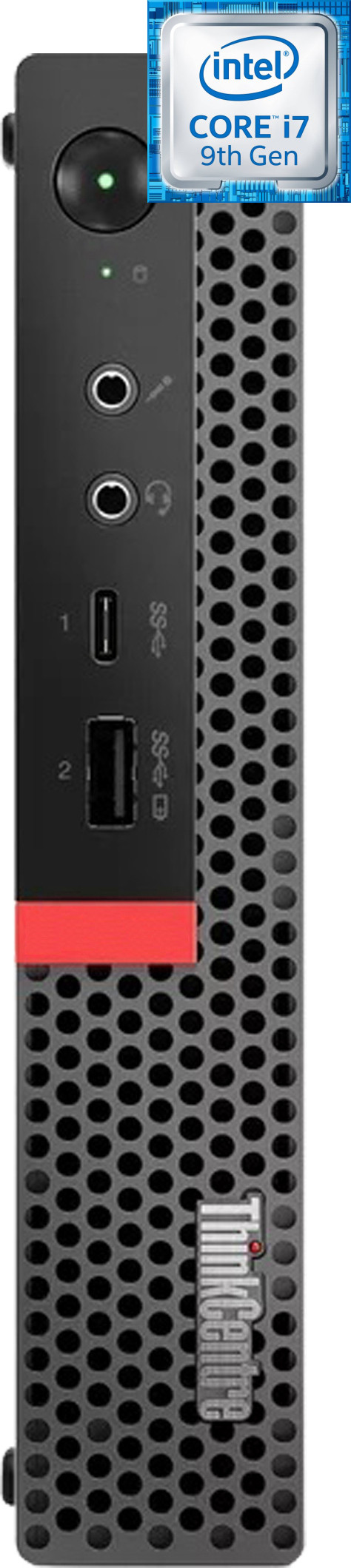 Longan ThinkCentre Mini Desktop | Core™ i7 (9th Gen) [SQF] Core™ i7 (9th Generation) [8 Cores, 8 Threads] (32 GB RAM/Intel® UHD 4K 630 Graphics/1 TB SSD Capacity/Windows 11 Pro) Mini Gaming Tower with MS Office image 1