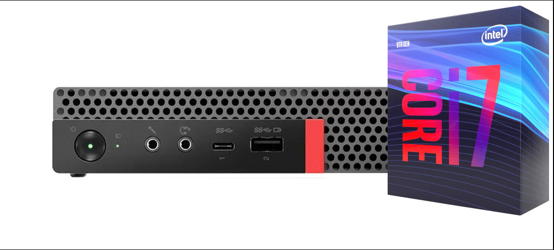 Hayyo Core™ i7 - 9700 [8 Cores, 8 Threads] | ThinkCentre Tiny PC [RNP] Core i7 - 9700 Processor [12MB Cache, Up to 4.70 GHz] (32 GB RAM/Intel® Ultra HD 4K 630 Graphics/1 TB SSD Capacity/Windows 11 Pro) Mid Tower with MS Office image 1