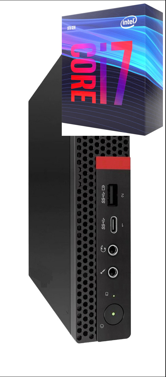 COMPUTER WORLD ThinkCentre Tiny Desktop | Core i7-9th Gen [8 Cores, 8 Threads, 3.00 GHz] [JHT] - Windows 11 Pro, Intel H310M, Intel Core i7 (9th Gen) [8 Cores, 8 Threads, 3.00 GHz], 32 GB DDR4, 1024 GB SSD Mini PC image 1