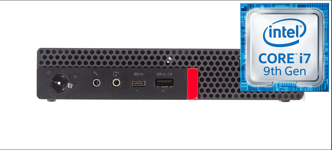 BESTYLISH Core i7-9700 Octa-Core Processor | ThinkCentre Mini PC [IEQ] Intel Core i7 (9th Generation) [12MB Cache, Up to 4.70 GHz] (32 GB RAM/Intel® Ultra HD 4K 630 Graphics/1 TB SSD Capacity/Windows 11 Pro) Mini Gaming Tower with MS Office image 1