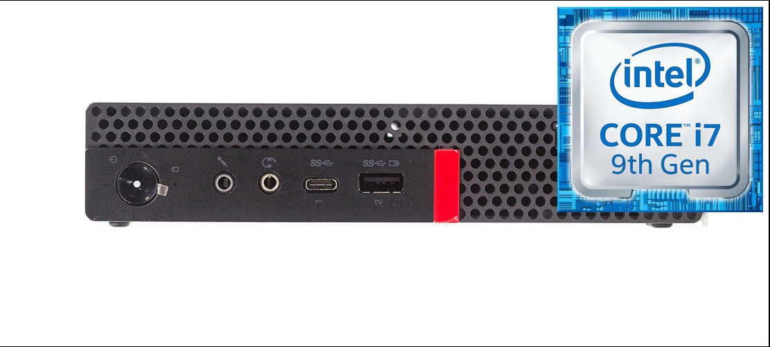 Hayyo Core i7 (9th Generation) Processor | ThinkCentre Tiny PC [LJR] Core™ i7-9700 Octa-Core (32 GB RAM/Intel® Ultra HD 630 Graphics/1 TB SSD Capacity/Windows 11 Pro) Mini Tower with MS Office image 1