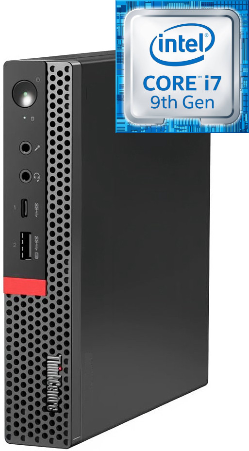 Longan Core i7 (9th Gen) [12M Cache, Up to 4.70 GHz] | ThinkCentre Mini Desktop [FCD] Intel Core i7 (9th Generation) Processor [8 Cores, 8 Threads, 3.00 GHz] (32 GB RAM/Intel® UHD 630 Graphics/1 TB SSD Capacity/Windows 11 Pro) Mid Tower with MS Office image 1