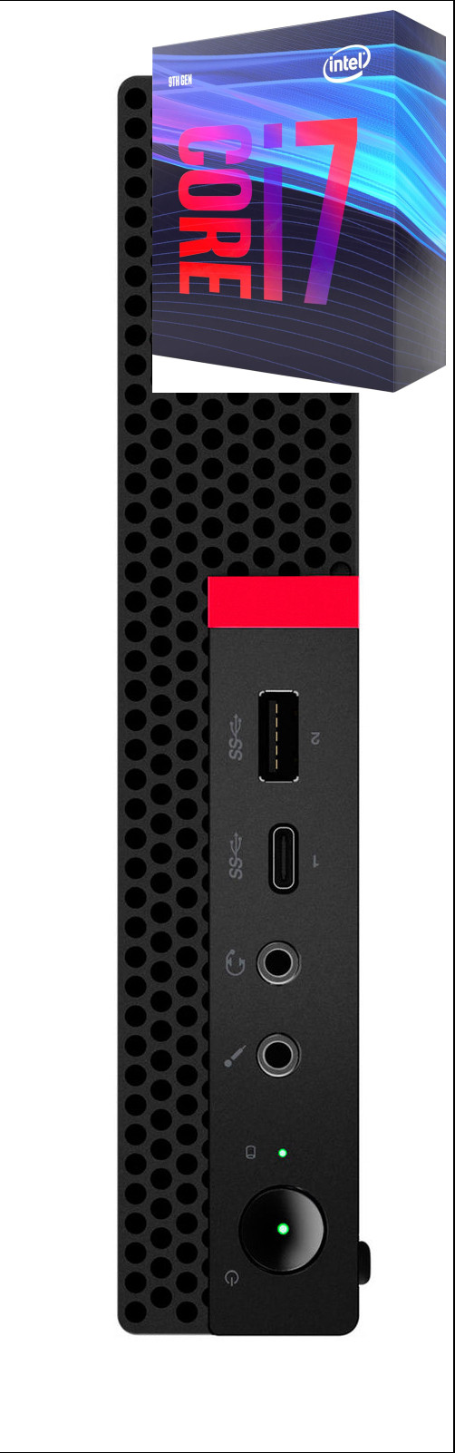 Longan ThinkCentre Tiny Desktop | Core™ i7 (9th Generation) [TRG] Intel® Core™ i7 - 9700 [12MB Cache, Up to 4.70 GHz] (32 GB RAM/Integrated Intel® Ultra HD 4K 630 Graphics/1 TB SSD Capacity/Windows 11 Pro) Mini Gaming Tower with MS Office image 1