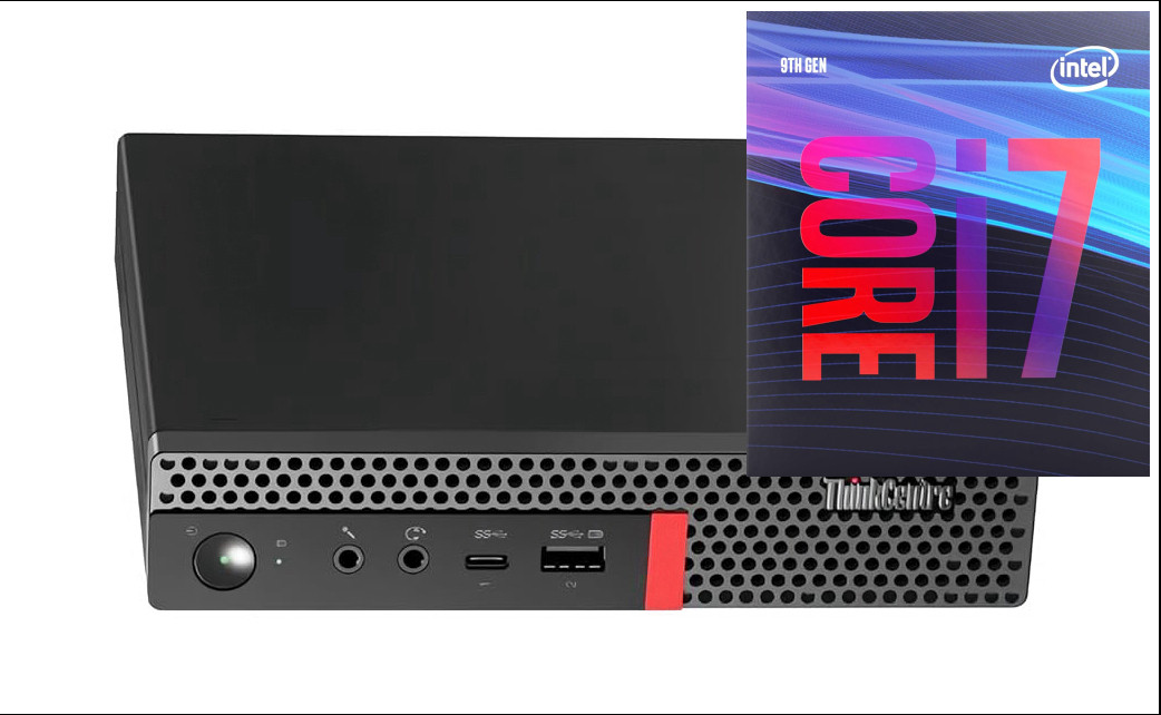 Hayyo ThinkCentre Tiny Desktop | Core i7 (9th Generation) [8 Cores, 8 Threads] [MHA] Intel Core i7 (9th Generation) Octa-Core Processor (32 GB RAM/Integrated Intel® Ultra HD 4K 630 Graphics/1 TB SSD Capacity/Windows 11 Pro) Microtower with MS Office image 1