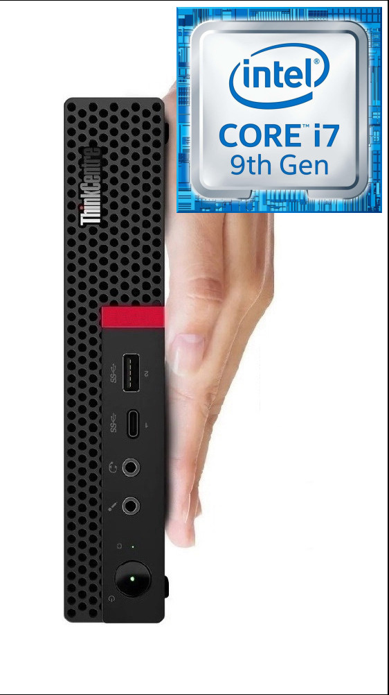 Hayyo Core™ i7-9700 [8 Cores, 8 Threads] | ThinkCentre Mini Desktop [RQO] Intel Core i7 (9th Generation) [8 Cores, 8 Threads] (32 GB RAM/Intel® UHD 4K 630 Graphics/1 TB SSD Capacity/Windows 11 Pro) Mid Tower with MS Office image 1
