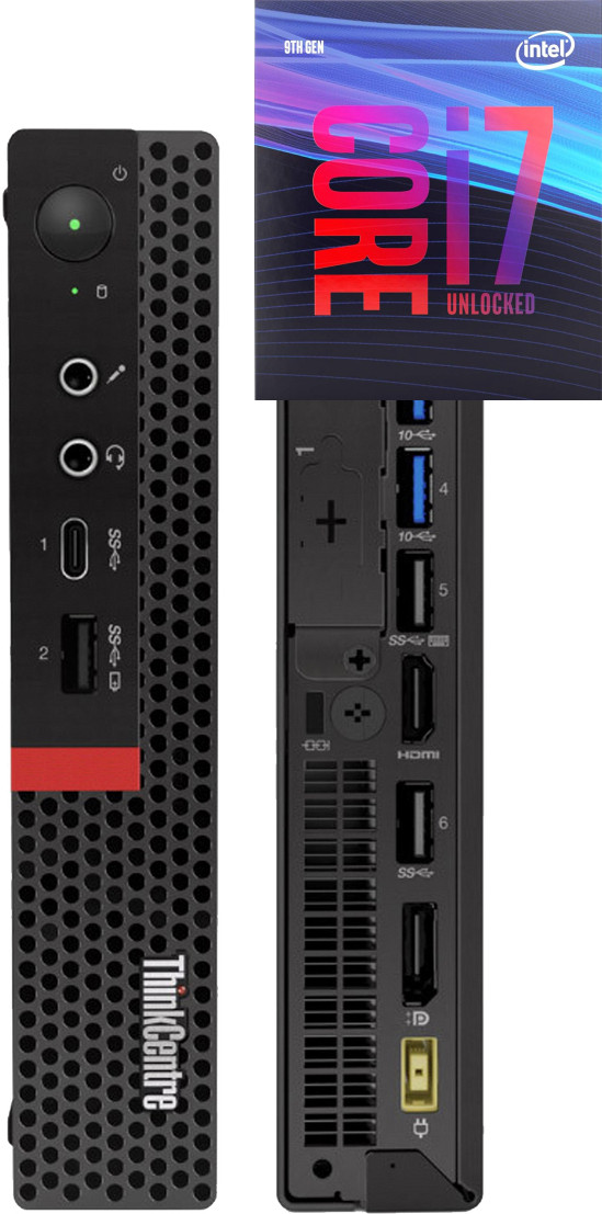 Longan Core™ i7-9700 [8 Cores, 8 Threads, 3.00 GHz] | ThinkCentre Mini PC [ZWO] Core™ i7-9700 Processor [12MB Cache, Up to 4.70 GHz] (32 GB RAM/Integrated Intel® Ultra HD 4K 630 Graphics/1 TB SSD Capacity/Windows 11 Pro) Mid Tower with MS Office image 1