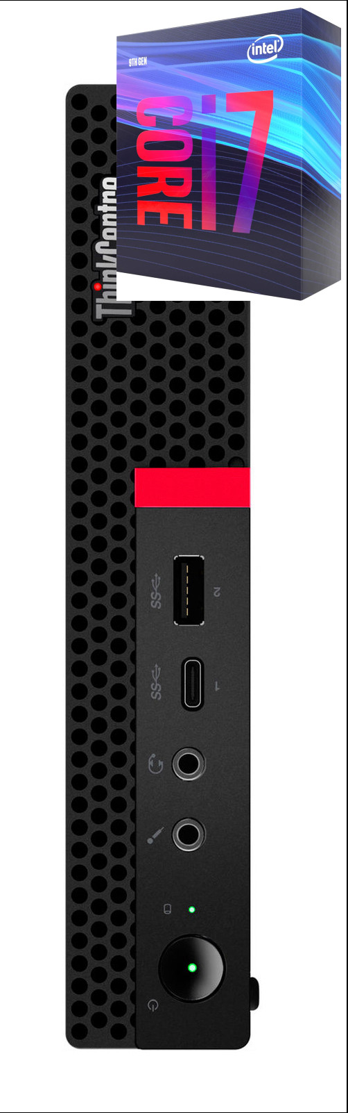 BESTYLISH Core™ i7 - 9700 Octa-Core Processor | ThinkCentre Tiny PC [CXV] Intel Core i7-9700 [8 Cores, 8 Threads, Upto 4.70 GHz] (32 GB RAM/Intel® Ultra HD 630 Graphics/1 TB SSD Capacity/Windows 11 Pro) Microtower with MS Office image 1