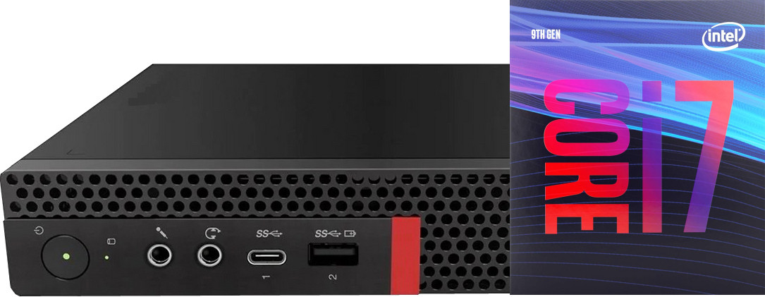 Hayyo ThinkCentre Tiny Desktop | Core™ i7 (9th Generation) Octa-Core [HDV] Intel Core i7 - 9700 Processor (32 GB RAM/Integrated Intel® Ultra HD 4K 630 Graphics/1 TB SSD Capacity/Windows 11 Pro) Gaming Tower with MS Office image 1