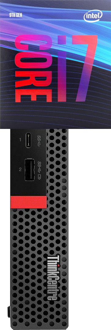 Hayyo Core i7 (9th Generation) Octa-Core | ThinkCentre Tiny Desktop [QNB] Core™ i7 (9th Gen) [12MB Cache, Up to 4.70 GHz] (32 GB RAM/Intel® UHD 630 Graphics/1 TB SSD Capacity/Windows 11 Pro) Mid Tower with MS Office image 1