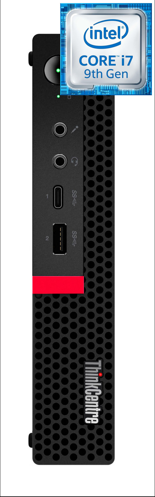 Longan Core™ i7 (9th Gen) | ThinkCentre Mini Desktop [GCS] Core™ i7 (9th Generation) Processor [12MB Cache, Up to 4.70 GHz] (32 GB RAM/Integrated Intel® Ultra HD 630 Graphics/1 TB SSD Capacity/Windows 11 Pro) Mini Tower with MS Office image 1