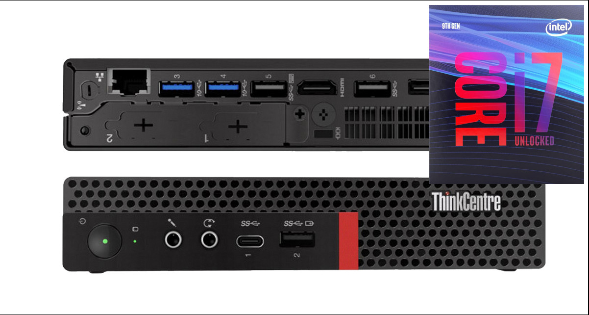 Hayyo Core i7 (9th Gen) Processor | ThinkCentre Mini Desktop [XWV] Intel Core i7 (9th Generation) Processor [8 Cores, 8 Threads] (32 GB RAM/Integrated Intel® UHD 4K 630 Graphics/1 TB SSD Capacity/Windows 11 Pro) Mid Tower with MS Office image 1