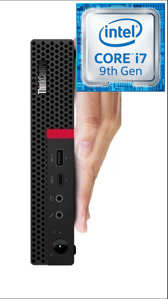 Longan Core i7 (9th Gen) [8 Cores, 8 Threads, Upto 4.70 GHz]- ThinkCentre Mini PC [WSD] Intel® Core™ i7 (9th Gen) [8 Cores, 8 Threads, Upto 4.70 GHz] (32 GB RAM/Intel® UHD 630 Graphics/1 TB SSD Capacity/Windows 11 Pro) Mini Gaming Tower with MS Office image 1