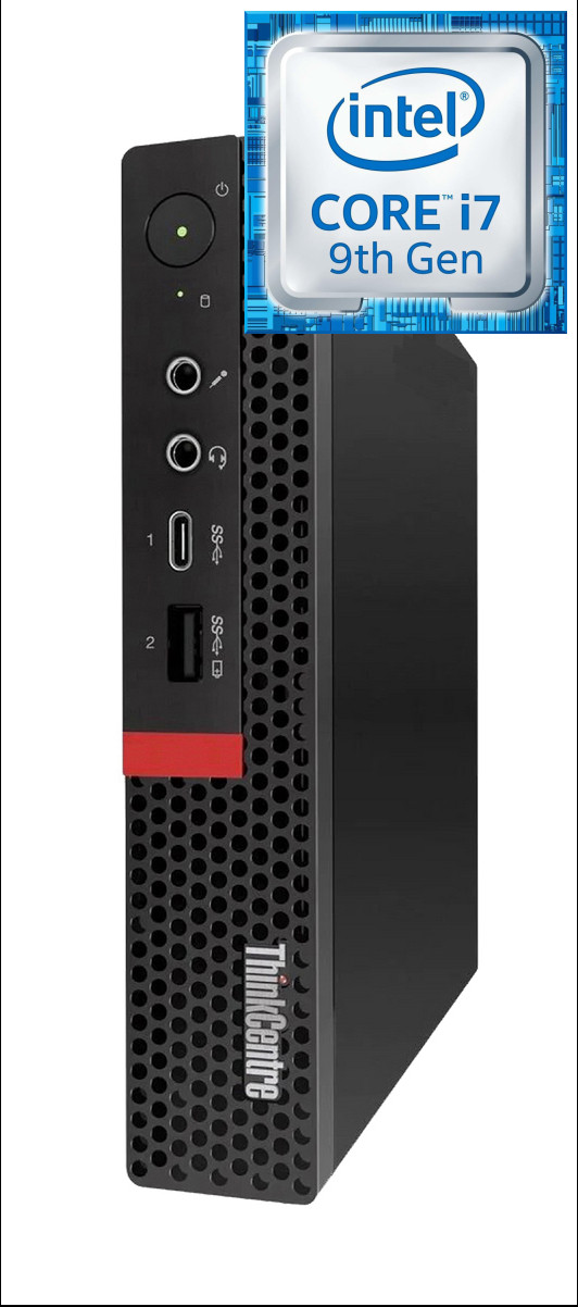 NCS (NIDHI COMPUTER SOLUTIONS) Core i7-9700 Processor | ThinkCentre Mini Desktop [PMS] - Windows 11 Pro, Intel H310M, Core i7-9700 Processor [12M Cache, Up to 4.70 GHz], 32 GB DDR4, 1024 GB SSD Mini PC image 1