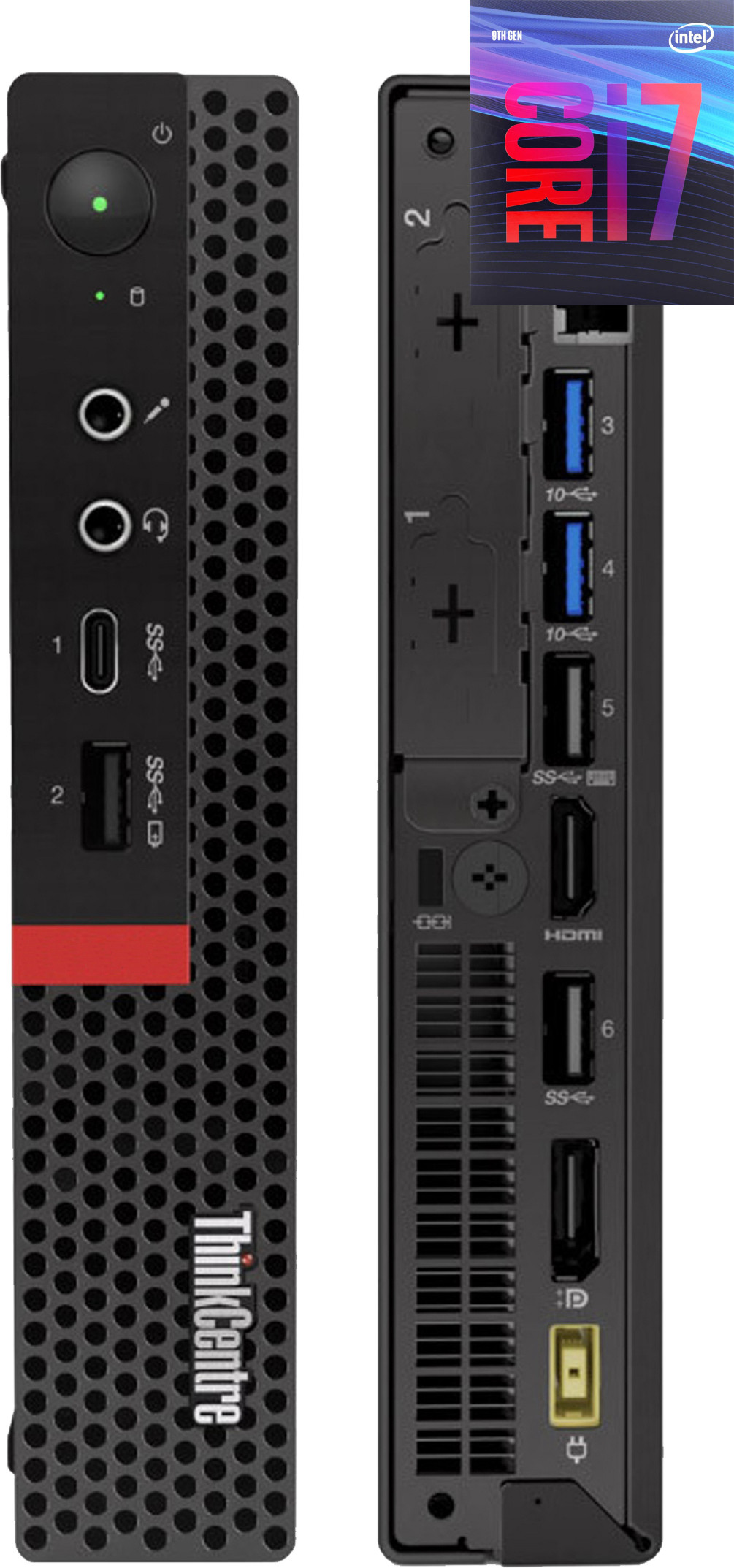 BESTYLISH ThinkCentre Tiny Desktop | Core™ i7-9th Gen [8 Cores, 8 Threads, 3.00 GHz] [CZX] Core™ i7 - 9700 Processor [8 Cores, 8 Threads] (32 GB RAM/Integrated Intel® Ultra HD 4K 630 Graphics/1 TB SSD Capacity/Windows 11 Pro) Microtower with MS Office image 1