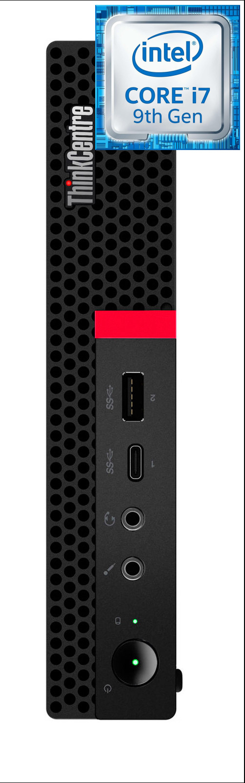 Longan Core™ i7-9th Gen [8 Cores, 8 Threads, 3.00 GHz] | ThinkCentre Tiny Desktop [HFY] Intel Core i7 (9th Gen) [8 Cores, 8 Threads] (32 GB RAM/Intel® Ultra HD 4K 630 Graphics/1 TB SSD Capacity/Windows 11 Pro) Mini Tower with MS Office image 1