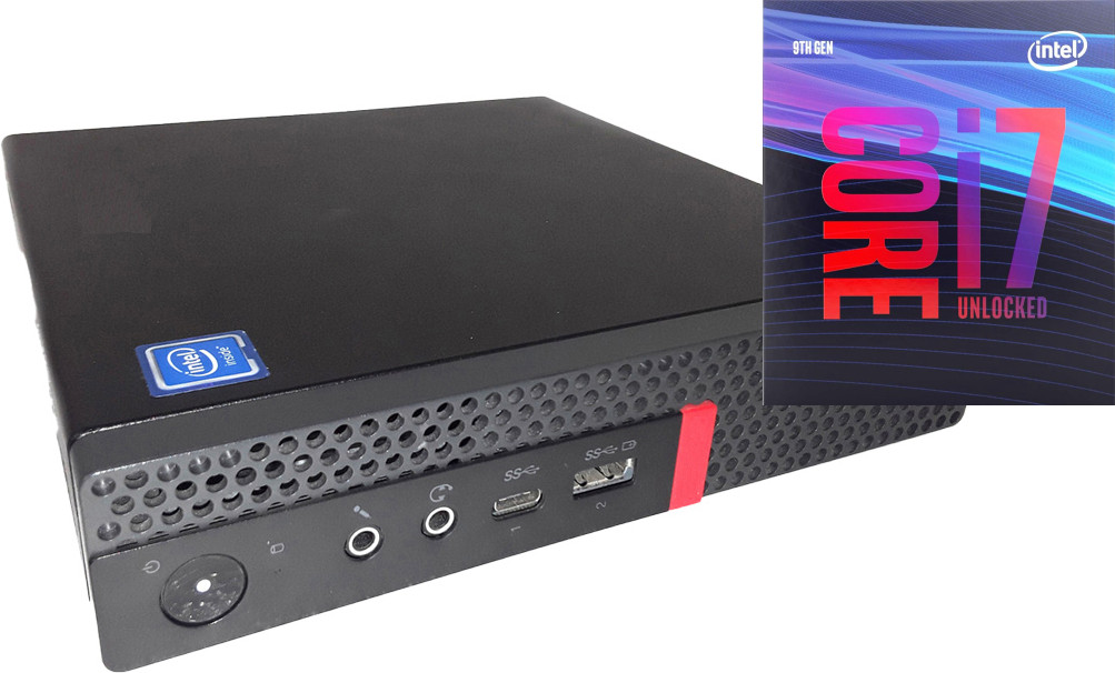Longan ThinkCentre Tiny PC | Core™ i7 - 9700 [8 Cores, 8 Threads, 3.00 GHz] [MLB] Intel® Core™ i7 (9th Generation) Processor [12MB Cache, Up to 4.70 GHz] (32 GB RAM/Intel® Ultra HD 4K 630 Graphics/1 TB SSD Capacity/Windows 11 Pro) Gaming Tower with MS Office image 1