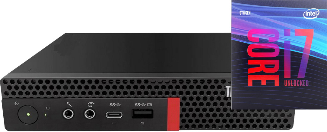 BESTYLISH Core i7 (9th Gen) [12M Cache, Up to 4.70 GHz] | ThinkCentre Tiny Desktop [AVT] Core™ i7-9700 Processor [8 Cores, 8 Threads] (32 GB RAM/Integrated Intel® Ultra HD 4K 630 Graphics/1 TB SSD Capacity/Windows 11 Pro) Mid Tower with MS Office image 1