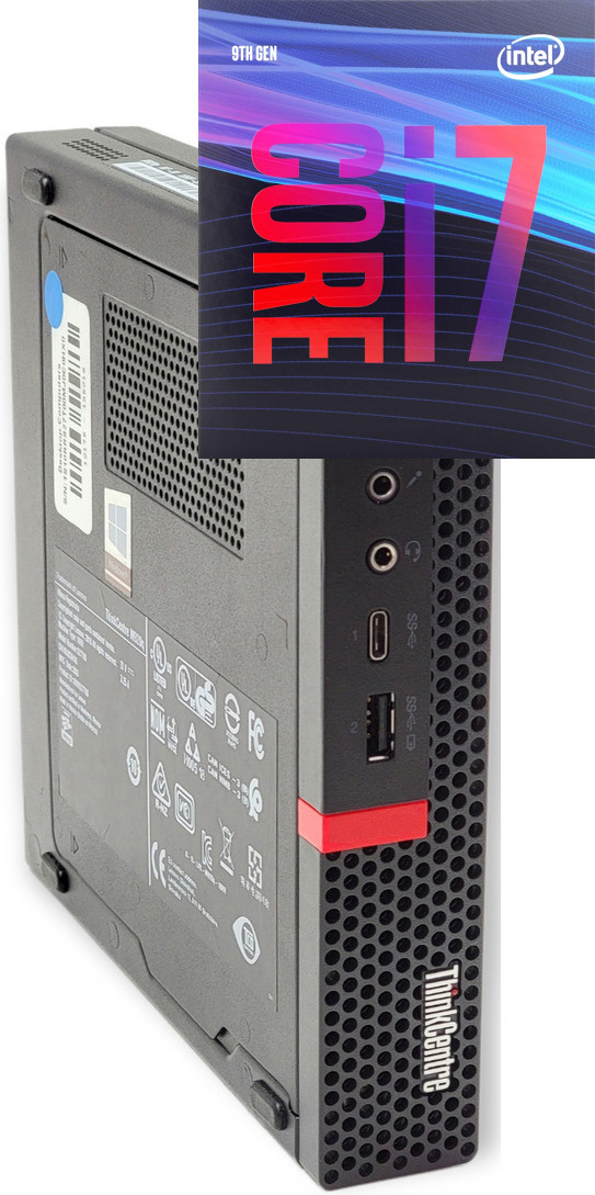 Longan Core i7 - 9700 [8 Cores, 8 Threads] | ThinkCentre Tiny PC [JHO] Core i7 (9th Gen) Octa-Core (32 GB RAM/Intel® Ultra HD 630 Graphics/1 TB SSD Capacity/Windows 11 Pro) Mini Gaming Tower with MS Office image 1