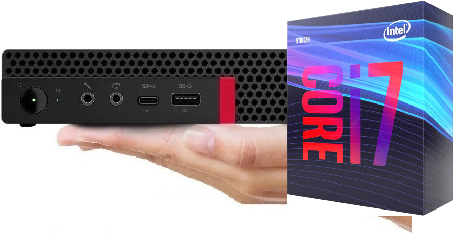 Longan ThinkCentre Tiny PC | Core™ i7 - 9700 [XVX] Intel Core i7 (9th Gen) Processor [8 Cores, 8 Threads, 3.00 GHz] (32 GB RAM/Intel® Ultra HD 4K 630 Graphics/1 TB SSD Capacity/Windows 11 Pro) Mini Gaming Tower with MS Office image 1