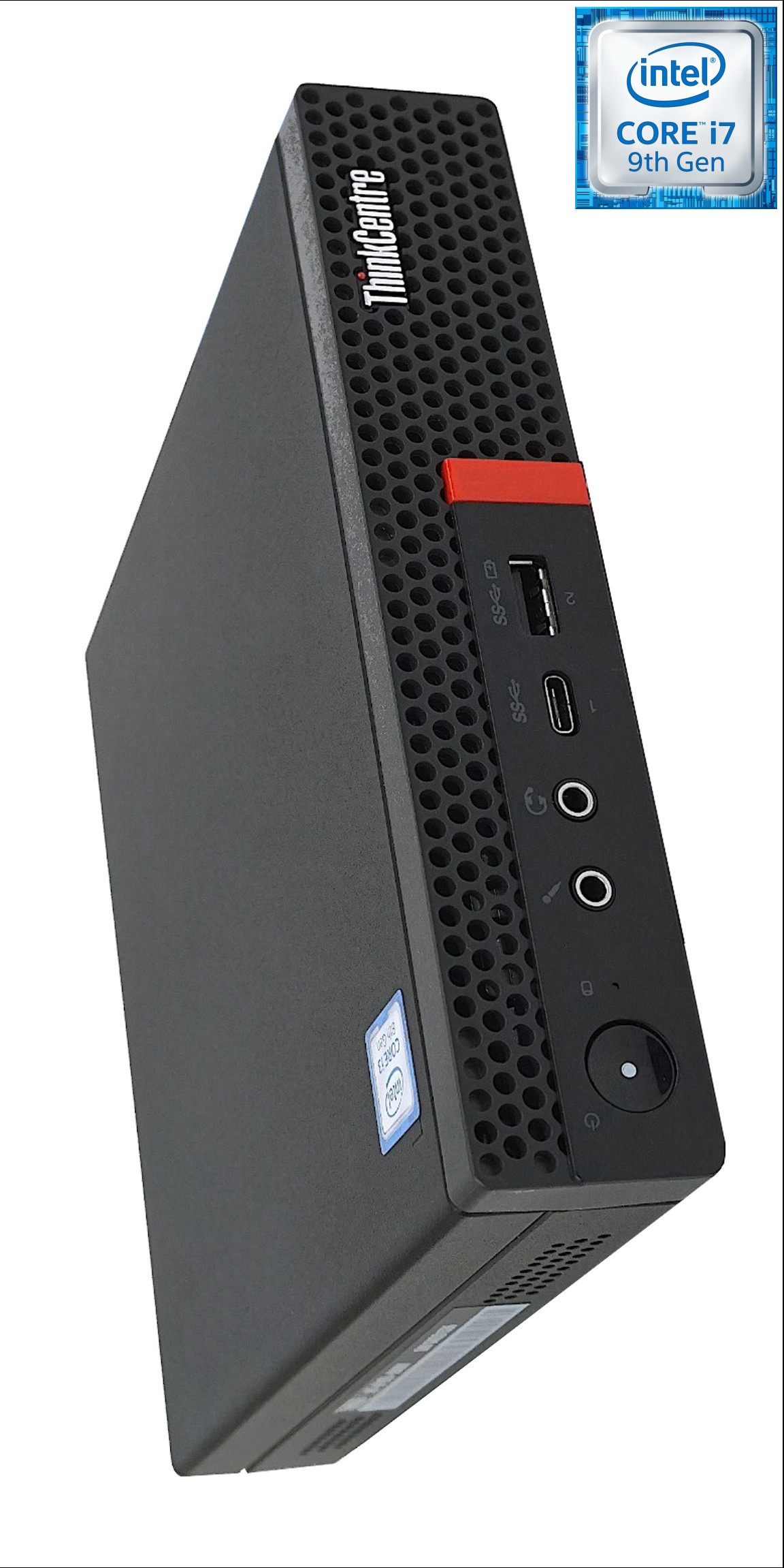 Longan Core™ i7 (9th Gen) [12M Cache, Up to 4.70 GHz] | ThinkCentre Tiny Desktop [CZB] Core™ i7 (9th Generation) [8 Cores, 8 Threads, 3.00 GHz] (32 GB RAM/Integrated Intel® Ultra HD 4K 630 Graphics/1 TB SSD Capacity/Windows 11 Pro) Mini Tower with MS Office image 1