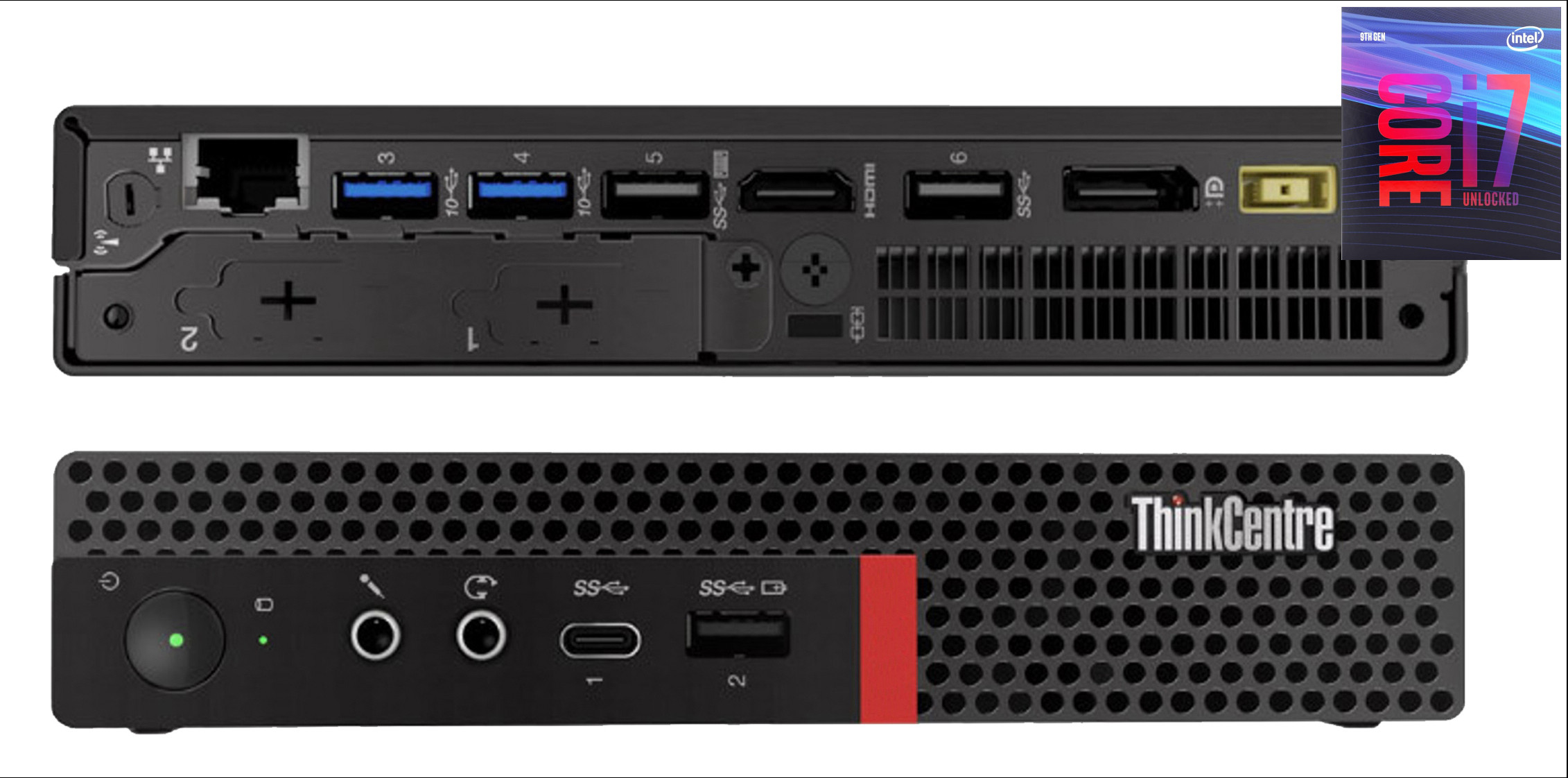 Longan Core™ i7-9700 | ThinkCentre Mini PC [ROU] Intel Core i7 - 9700 [8 Cores, 8 Threads, Upto 4.70 GHz] (32 GB RAM/Integrated Intel® UHD 4K 630 Graphics/1 TB SSD Capacity/Windows 11 Pro) Gaming Tower with MS Office image 1