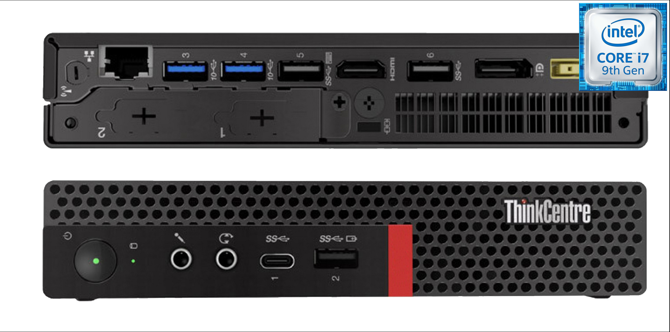 Hayyo ThinkCentre Mini Desktop | Core™ i7 (9th Gen) Processor [GEF] Core i7-9700 Octa-Core Processor (32 GB RAM/Integrated Intel® UHD 4K 630 Graphics/1 TB SSD Capacity/Windows 11 Pro) Mini Gaming Tower with MS Office image 1