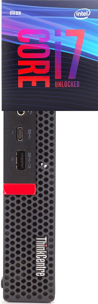 Hayyo ThinkCentre Tiny Desktop | Core™ i7 - 9700 [12M Cache, Up to 4.70 GHz] [HDJ] Intel Core i7 (9th Gen) [8 Cores, 8 Threads, Upto 4.70 GHz] (32 GB RAM/Integrated Intel® Ultra HD 4K 630 Graphics/1 TB SSD Capacity/Windows 11 Pro) Mid Tower with MS Office image 1