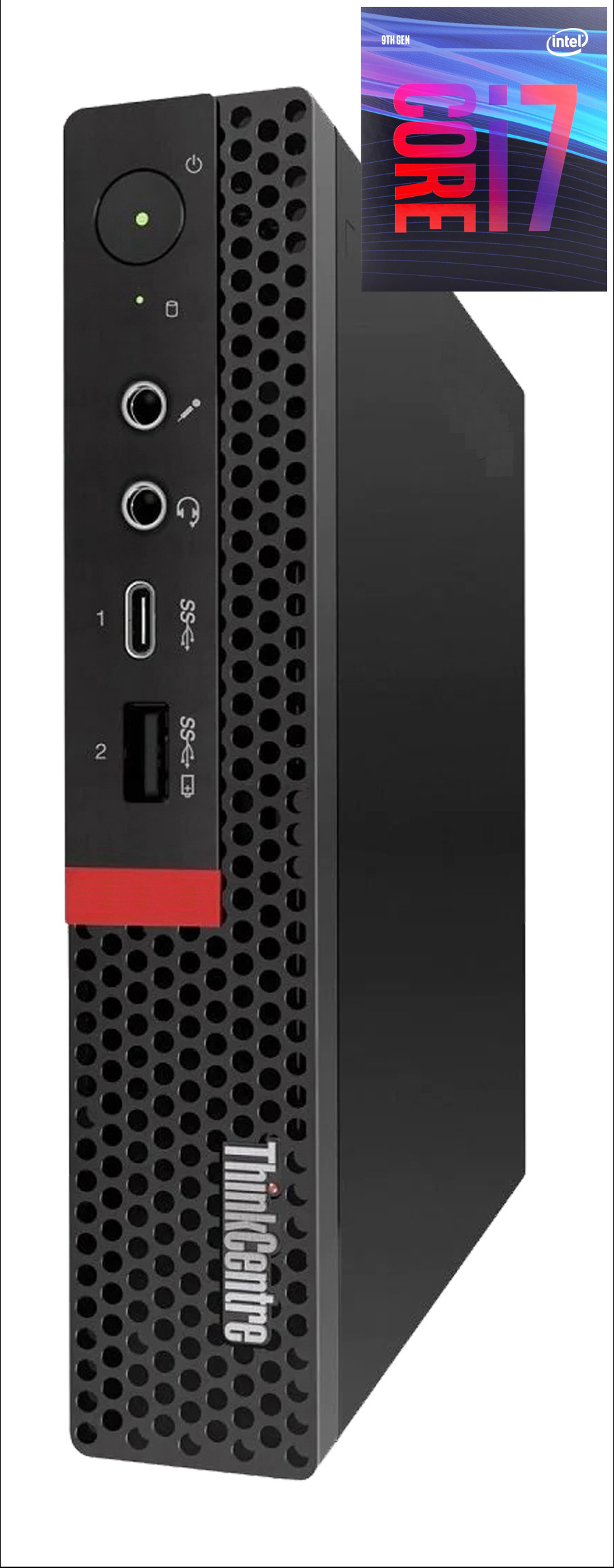 Longan Core i7 (9th Gen) [8 Cores, 8 Threads, Upto 4.70 GHz]- ThinkCentre Mini PC [RQV] Intel® Core™ i7 (9th Gen) Octa-Core (32 GB RAM/Intel® UHD 4K 630 Graphics/1 TB SSD Capacity/Windows 11 Pro) Mini Tower with MS Office image 1