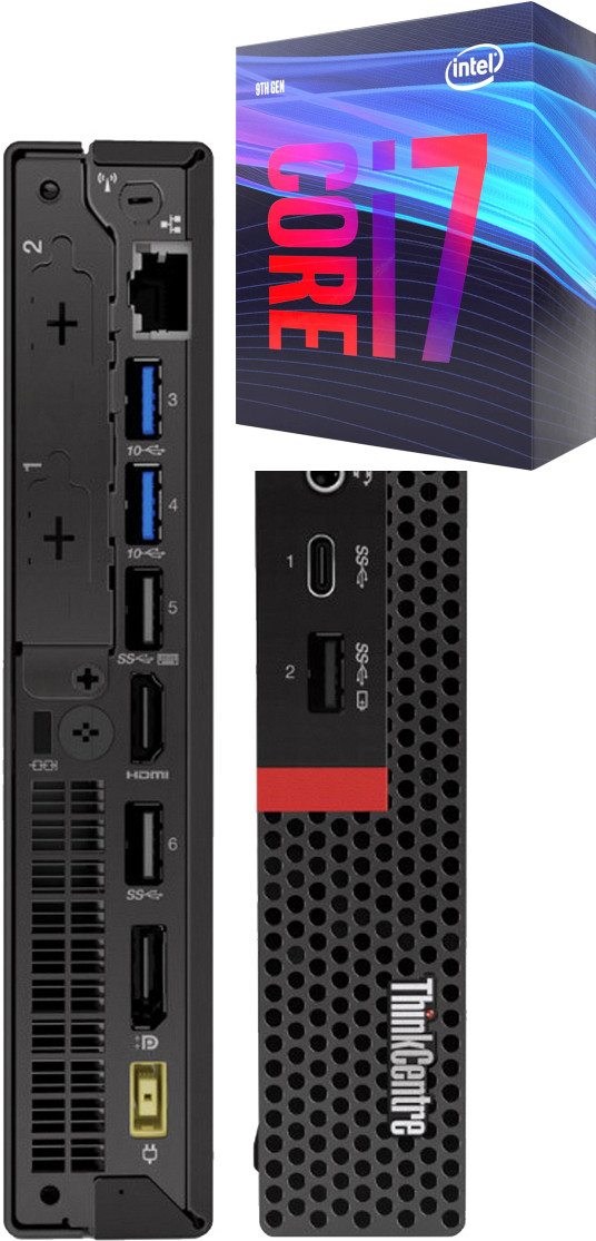 Longan ThinkCentre Tiny PC- Core i7 (9th Gen) [8 Cores, 8 Threads, Upto 4.70 GHz] [QPB] Core i7 (9th Generation) [8 Cores, 8 Threads] (32 GB RAM/Integrated Intel® Ultra HD 630 Graphics/1 TB SSD Capacity/Windows 11 Pro) Mid Tower with MS Office image 1