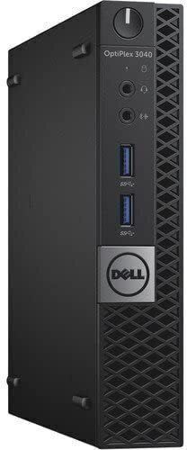 DELL (Refurbished) OPTIPLEX 3040 Tiny Desktop - Windows 10, Intel®, Core i5 6th generation, 8 GB DDR3L, 256 GB SSD Mini PC