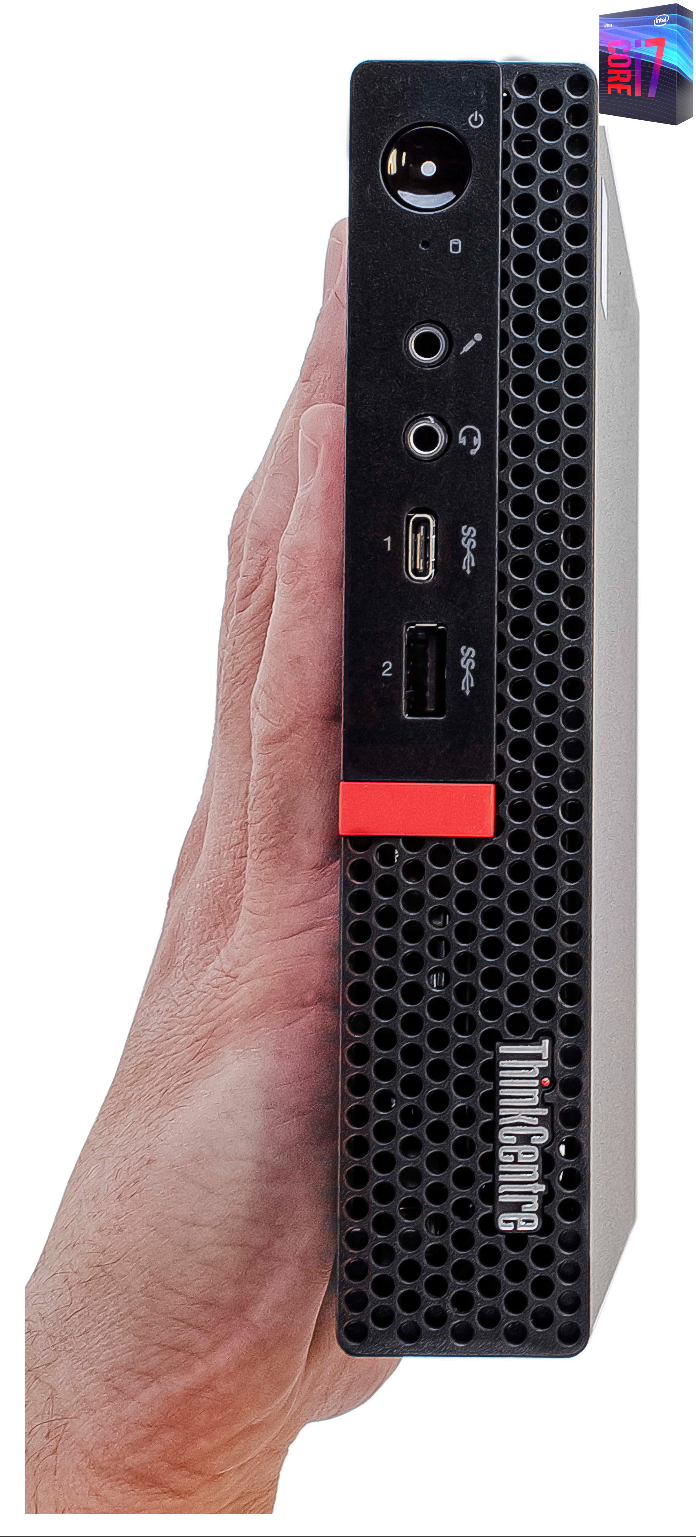 Longan ThinkCentre Mini PC | Core™ i7 (9th Gen) Octa-Core [OMW] Core i7 (9th Generation) [8 Cores, 8 Threads] (32 GB RAM/Integrated Intel® UHD 630 Graphics/1 TB SSD Capacity/Windows 11 Pro) Mid Tower with MS Office image 1