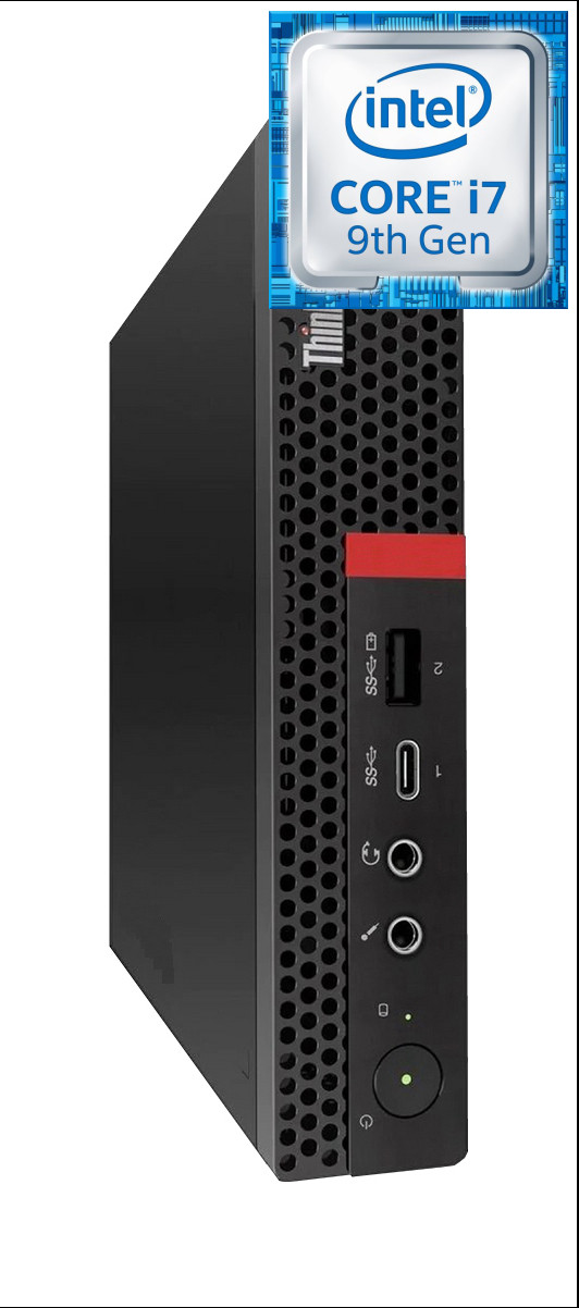 Longan Core i7 - 9700 Processor [8 Cores, 8 Threads] | ThinkCentre Tiny Desktop [DBI] Core i7-9700 Octa-Core Processor (32 GB RAM/Intel® Ultra HD 4K 630 Graphics/1 TB SSD Capacity/Windows 11 Pro) Microtower with MS Office image 1