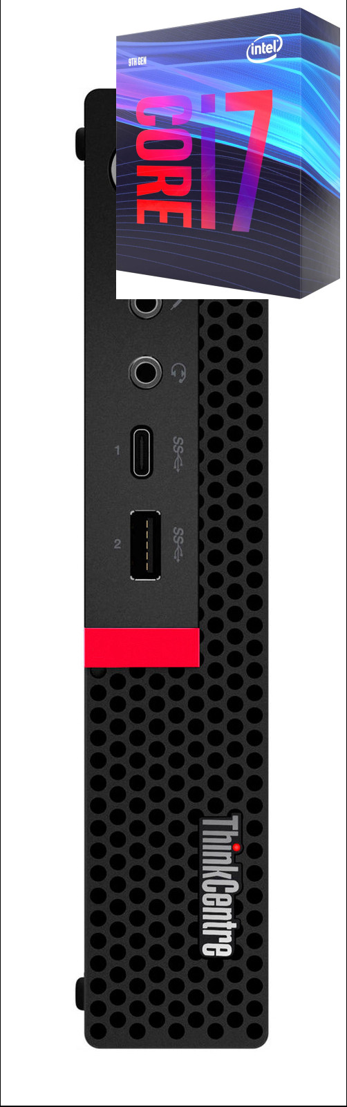 Hayyo Core™ i7 (9th Gen) [8 Cores, 8 Threads] | ThinkCentre Mini Desktop [EAP] Core i7 (9th Gen) [8 Cores, 8 Threads] (32 GB RAM/Intel® UHD 4K 630 Graphics/1 TB SSD Capacity/Windows 11 Pro) Microtower with MS Office image 1
