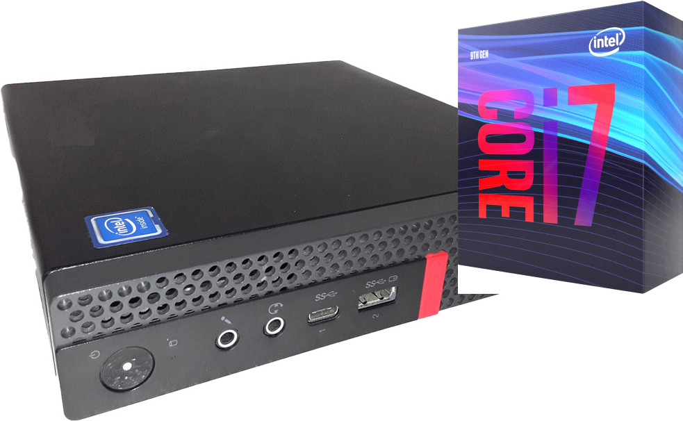 Longan ThinkCentre Mini PC | Core™ i7 (9th Gen) Octa-Core Processor [PKA] Intel® Core™ i7-9700 [8 Cores, 8 Threads, 3.00 GHz] (32 GB RAM/Integrated Intel® UHD 630 Graphics/1 TB SSD Capacity/Windows 11 Pro) Mini Tower with MS Office image 1
